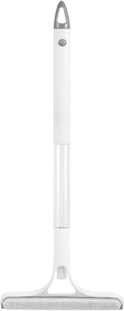 Raamwisser - Voorruit reiniger - Vlekkeloos Schoonmaken - Geïntegreerd sproeisysteem - 58 x 21.5 cm - Wit