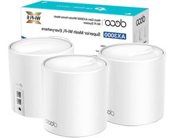 Mesh Wi-Fi Systeem – Thuisnetwerk Uitbreiding – Snelle Internetverbinding – Wi-Fi 6 Technologie – 650 m² Dekking – Wit