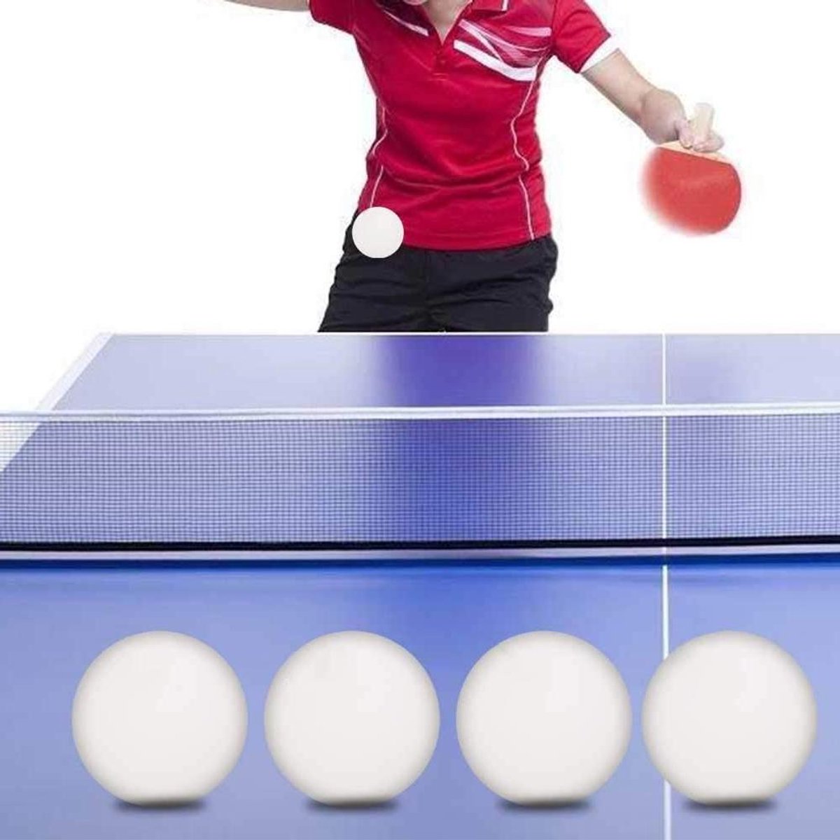 Tafeltennis Ballen - Sport Ballen - Training en Spel - Goede Balans - 6 Stuks - Wit