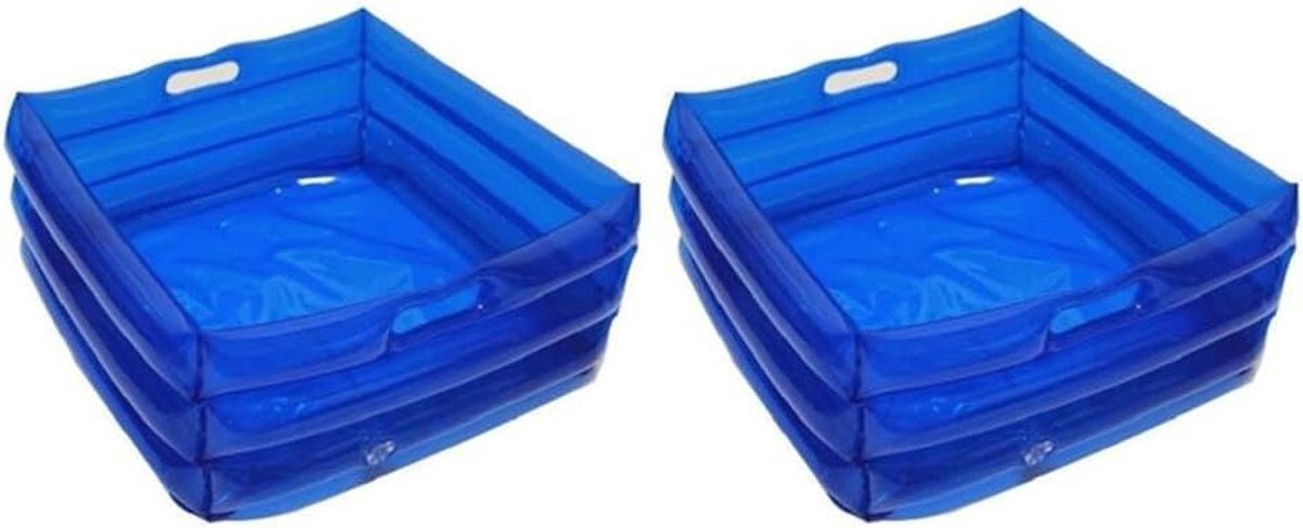 Opblaasbaar Voetenbad – Draagbaar Voetbad – Zwembad Schoonhouden – Gemakkelijk Opvouwbaar – 22 x 17 x 2 cm – Blauw Opblaasbaar Voetenbad – Draagbaar Voetbad – Zwembad Schoonhouden – Gemakkelijk Opvouwbaar – 22 x 17 x 2 cm – Blauw