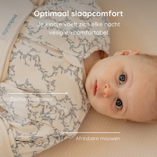 Puckababy Bag 4 Seasons slaapzak baby (6m-2.5j) - Swallows - TOG 0.25-2.0 - 4 seizoenen van Puckababy — afbeelding 3