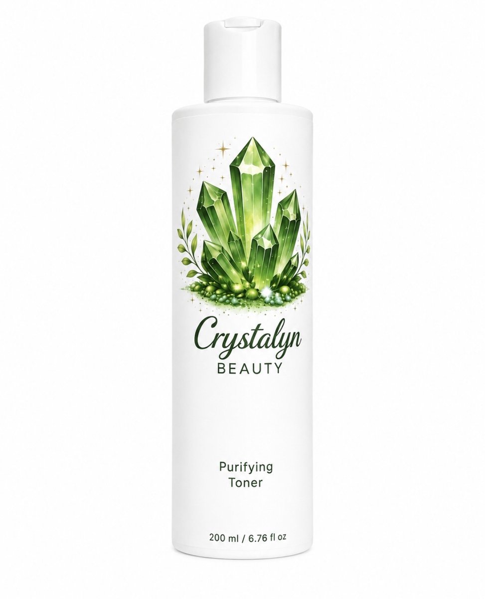 Crystalyn Beauty Purifying Toner-Parfumvrij – Verfrist de huid – Acne-Voor de vette en gemengde huid-200ml