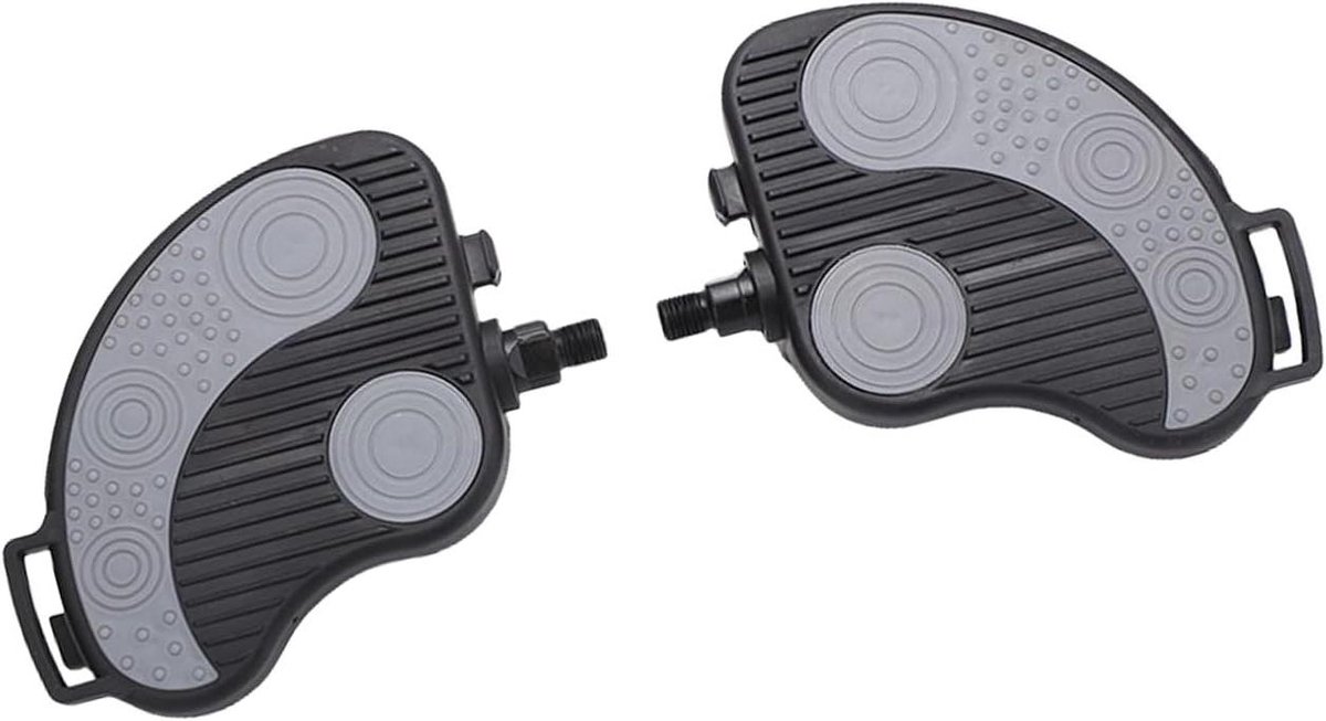 Hometrainer Pedalen - Fiets Accessoires - Thuis Sporten - Antislip Ontwerp - 9/16 Inch - Zwart