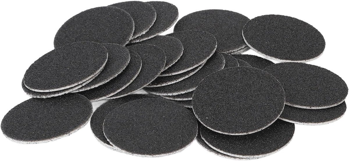 Vervangende Schuurpads voor Elektrische Voetvijl - 60 Stuks, 180 Grit, Zelfklevende Pedicure Schuurdiscs voor Zachte Voeten en Eenvoudig Gebruik