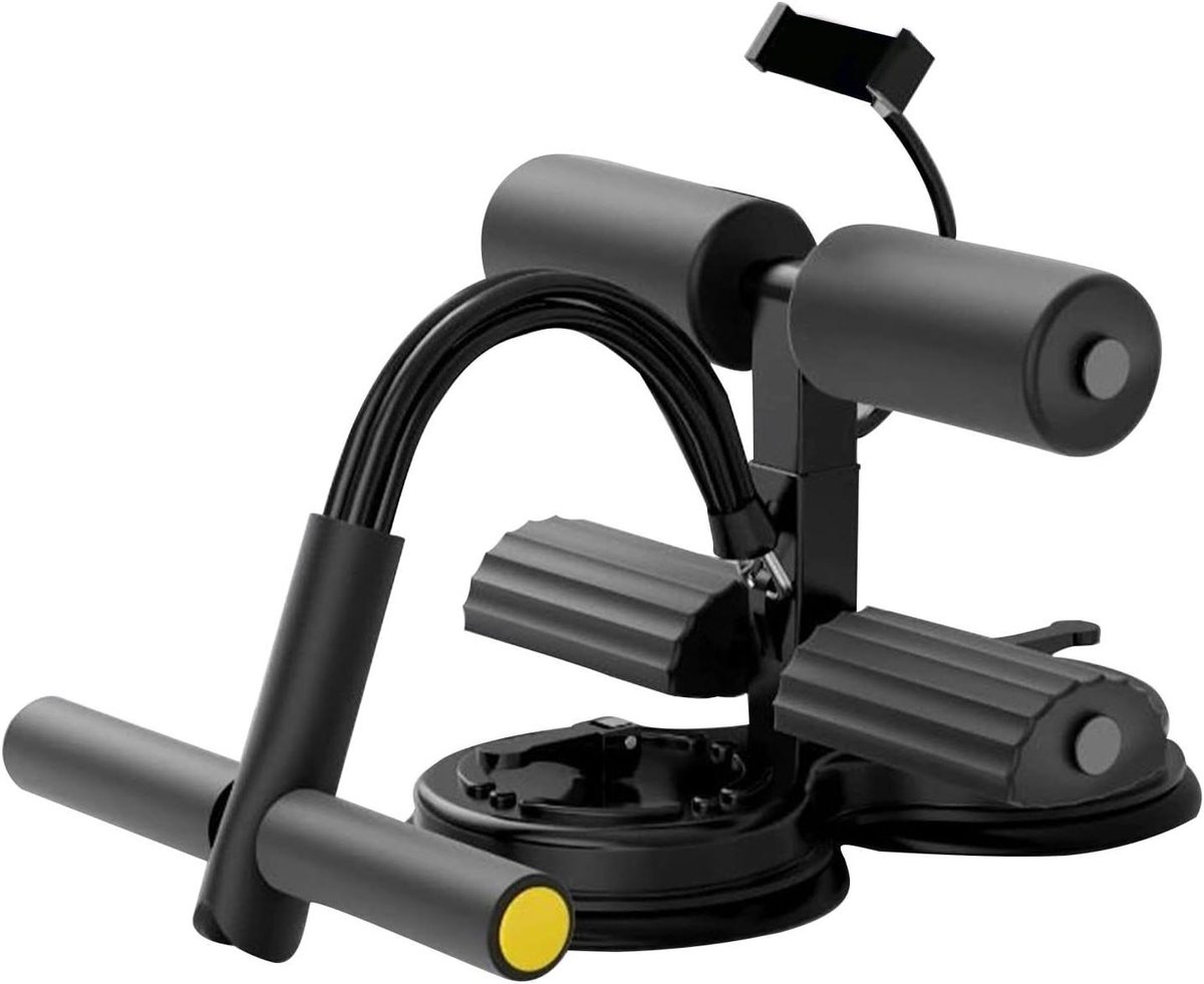 Buikspier Trainer - Zit-up Hulp - Thuis Fitness - Verstelbare Hoogte - 26.5 cm - Zwart