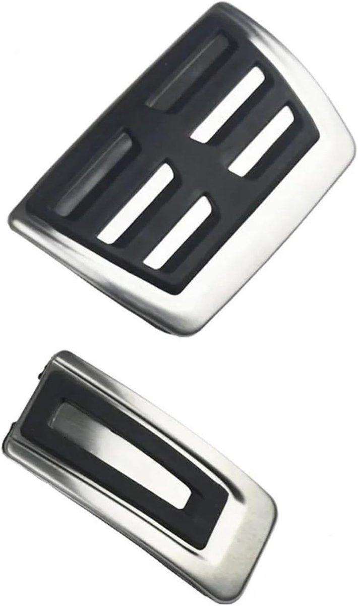 Pedaalhoezen Auto - Antislip Pedalen - Auto Interieur - Roestvrij Staal Rubber - 3 Stuks - Zwart — afbeelding 3