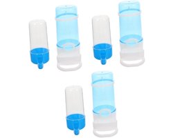 Vogel Drinkfontein - Waterbak Vogels - Schoon Water Geven - Automatische Watertoevoer - 6 Stuks - Assorti