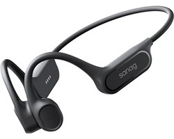 Sanag Bone Conduction Headphone - IPX8 Waterdicht - 32GB Geheugen - Geschikt Voor Zwemmen - 8 Uur Batterijduur - Sport & Fitness - Zwart