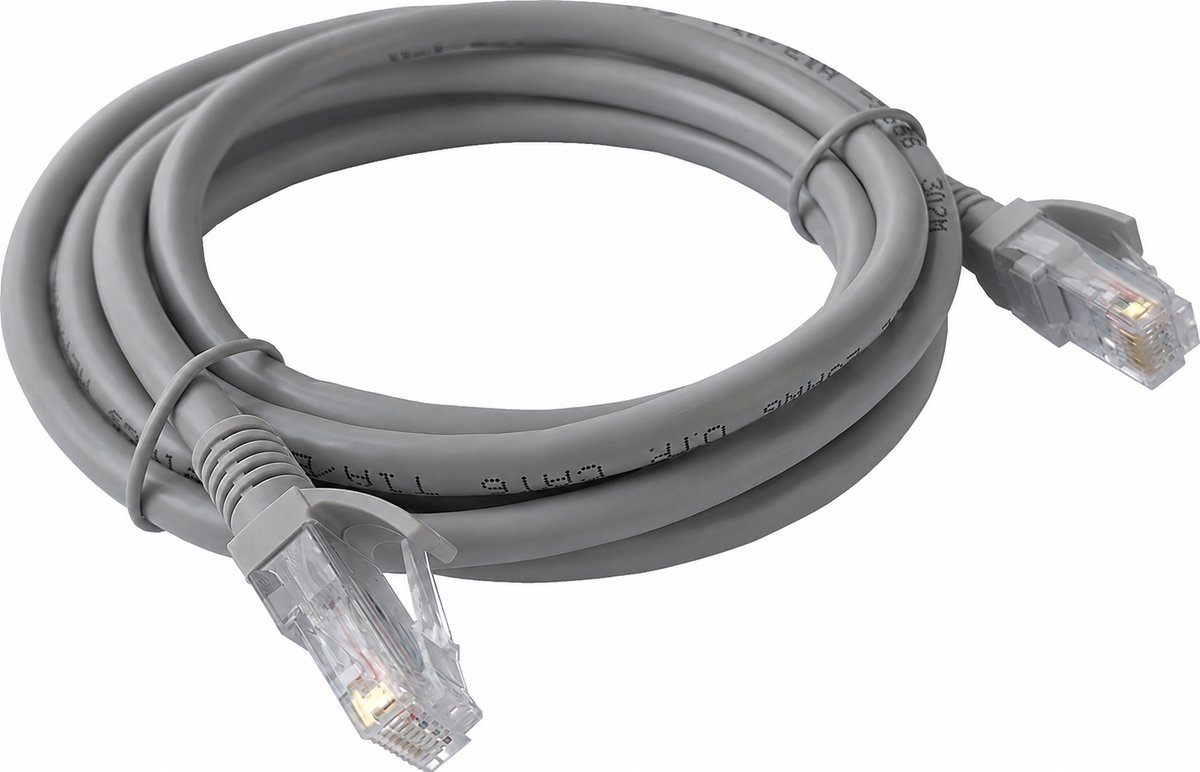 NexCable Internetkabel 5 meter - CAT6 UTP Ethernet kabel RJ45 - Patchkabel LAN Cable Netwerkkabel - Grijs
