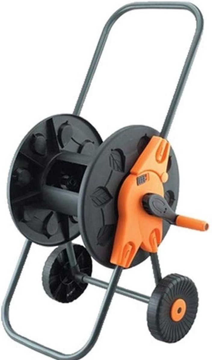 Slanghaspel - Waterslanghouder - Tuinonderhoud - Muurbevestiging - 30 Meter - Zwart