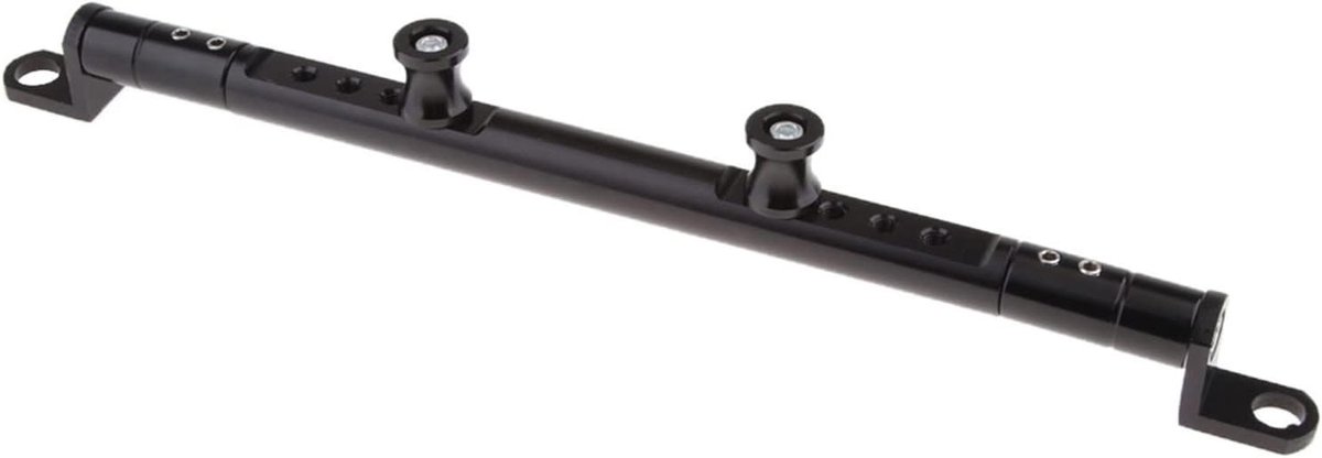 Motorfiets Stuur Versterking - Balans Bar - Stuur Stabiliteit - Verstelbaar Ontwerp - 20mm Diameter - Zwart