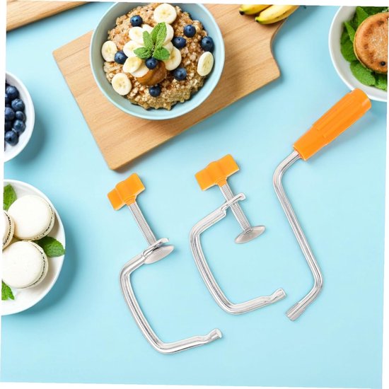 Pastamachine Onderdelen - Handmatige Accessoires - Zelf Pasta Maken - Antislip Tafelklem - Universele Pasvorm - Diverse Kleuren van Pastamachine — afbeelding 3