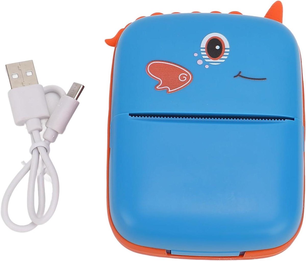 Mini Fotoprinter - Draagbare Printer - Direct Foto's Printen - Inkless Thermisch Printen - 57mm Papierbreedte - Zwart