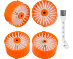 4 filters Geschikt voor Black & Decker BSVF1 BSV2020G BSV2020P draadloze handstofzuigers