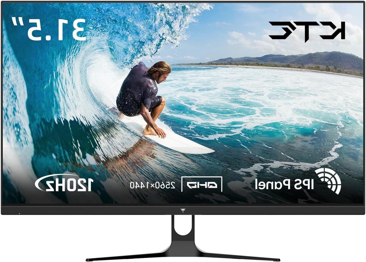 QHD Monitor - Brede Beeldscherm - Efficiënter Werken - IPS Kleurenweergave - 32 Inch - Wit