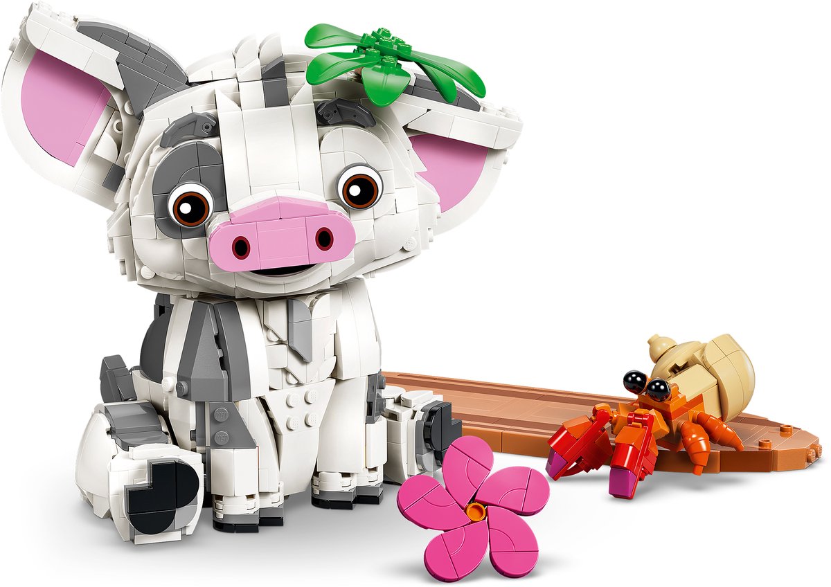 LEGO ǀ Disney Vaiana Pua Bouwbaar Dieren Speelgoed voor Kinderen en Decoratie 43292 — afbeelding 11
