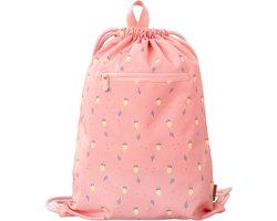 Fresk Zwemtas Meisjes - Gymtas - Waterafstotende Strandrugzak voor Kinderen – Zwemzak met Ophanglus - 38 x 27 cm - Roze - Summer Fruit