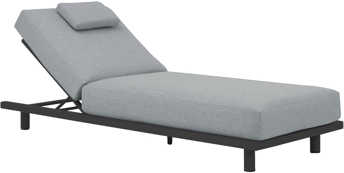 Ligbed Ostuni | Crepe Grey & Black