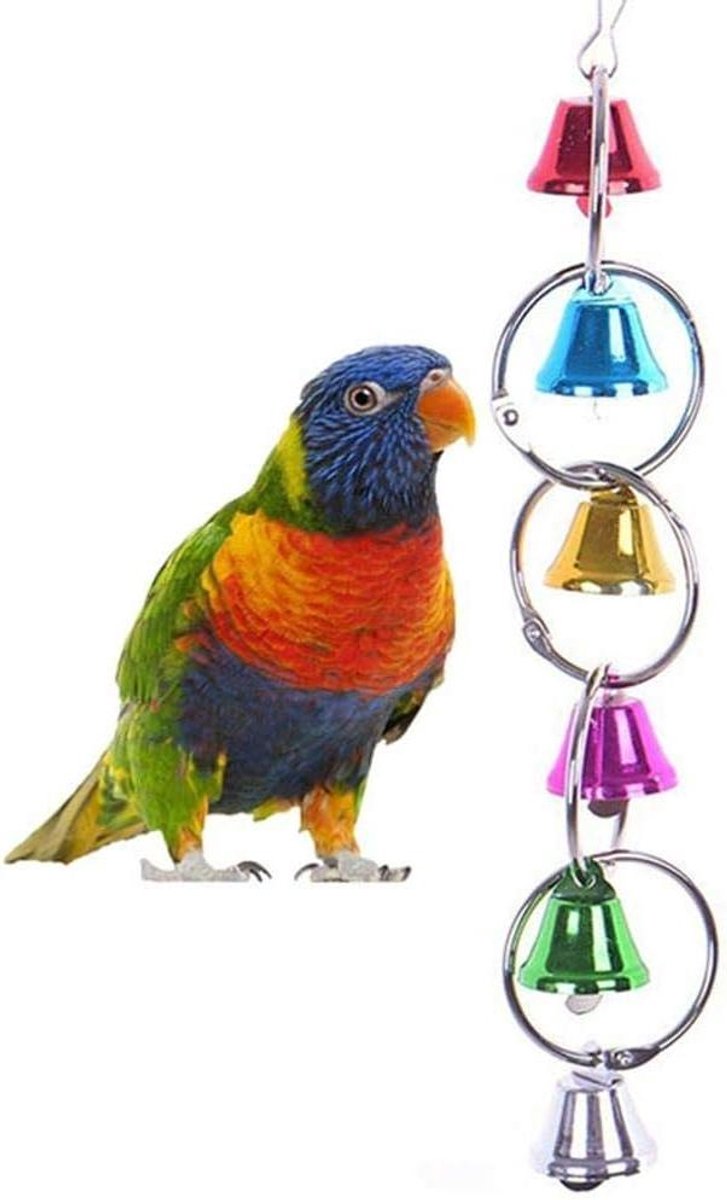 Vogel Speelgoed - Klimtouw Swing - Vogel Verrijking - Kleurrijk Ontwerp - Type B - Multicolor