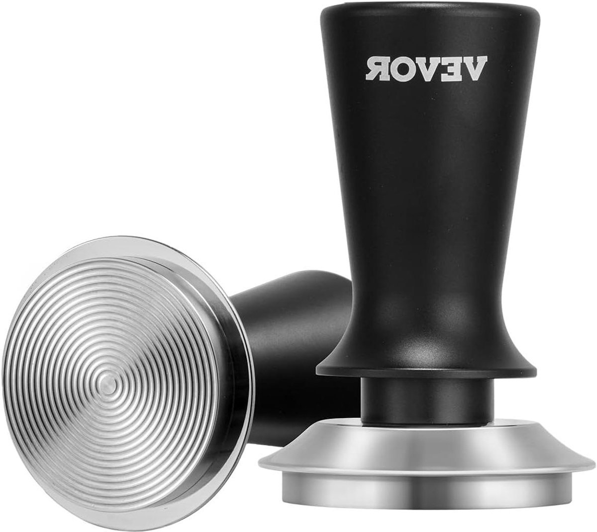 Espresso Tamper - Koffie Stamper - Perfect Espresso - Geïntegreerde Drukveer - 53mm - Zwart