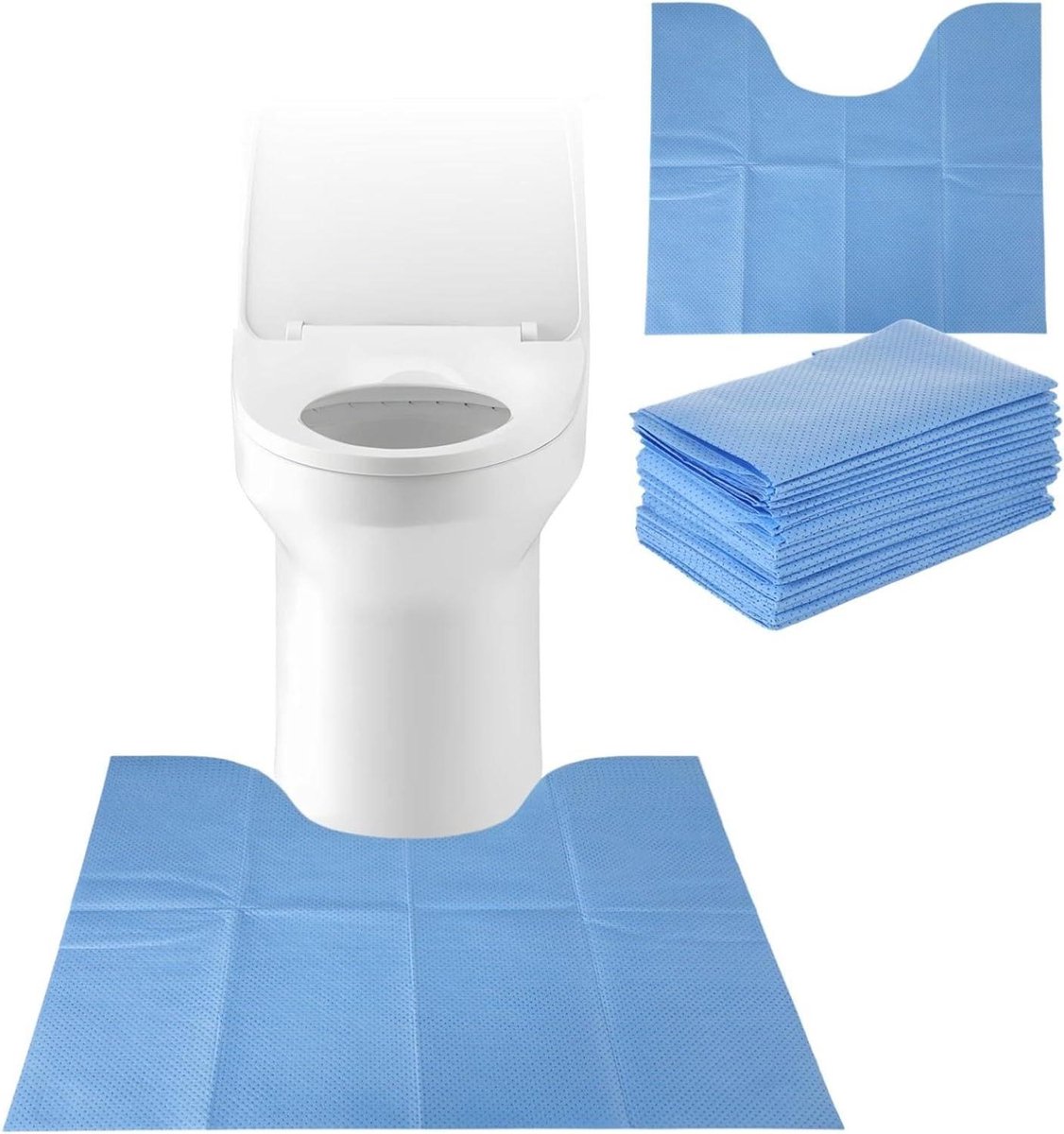 Wegwerp Toiletmatten - Hygiëne Pads - Zindelijkheidstraining - Hoge Absorptie - 25 Stuks - Blauw