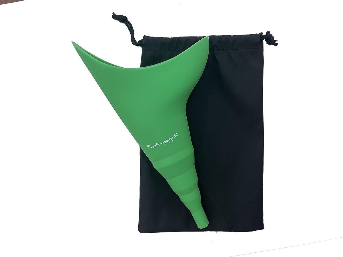 Draagbaar Urinoir - Staand Plassen - Reizen en Kamperen - Hygiënisch Ontwerp - Herbruikbaar - Groen