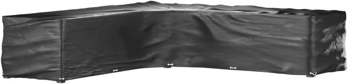Tuinmeubelafdekking L-vorm - Beschermhoes Meubelset - Bescherming Buitenmeubels - Waterdicht UV-bestendig - 300x300x70 cm - Zwart