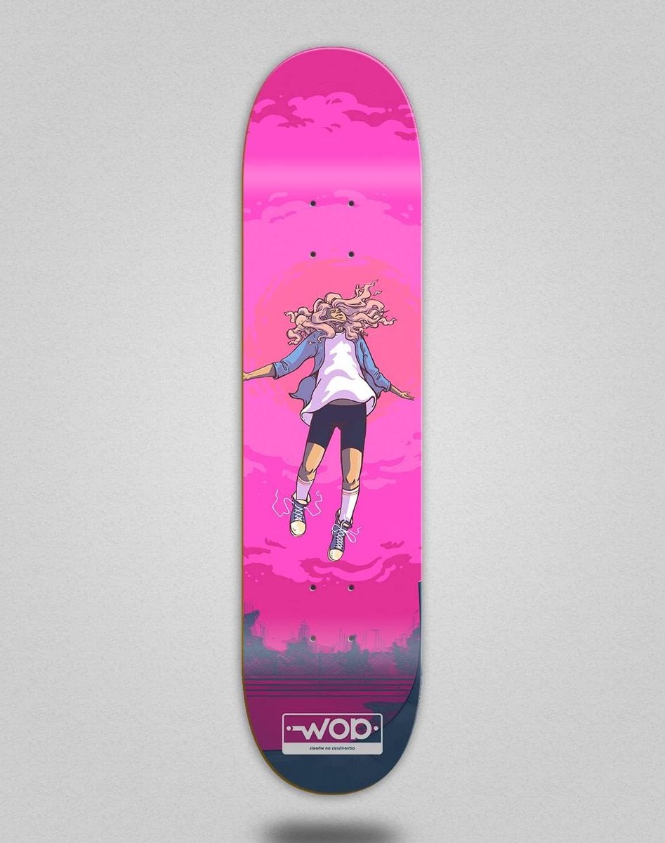 Aow Skateboard Deck Floating 8.5