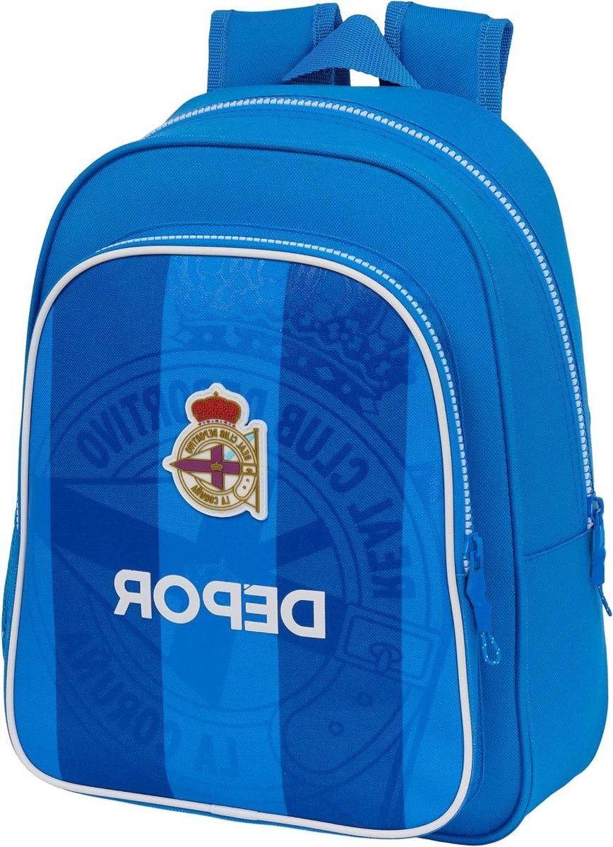 Schoolrugzak - Kinderrugzak Rugtas - Schoolbenodigdheden - Officieel Clubdesign - 27 x 10 x 33 cm - Blauw