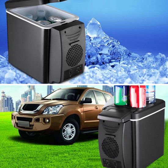 Elektrische Koeler - Thermo-elektrisch Kast - Dranken Koelen - Koelen en Verwarmen - 6 Liter Capaciteit - Zwart — afbeelding 2