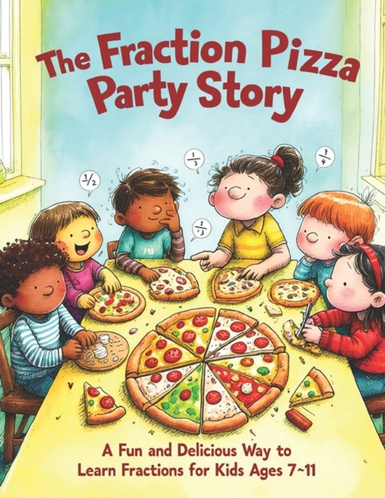 Children Educational Stories-The Fraction Pizza Party Story ...