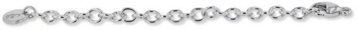 Luna-Pearls - 606.1007 - Sieradensluiting - Dames - 925er Zilver gerhodineerd - 4,5mm