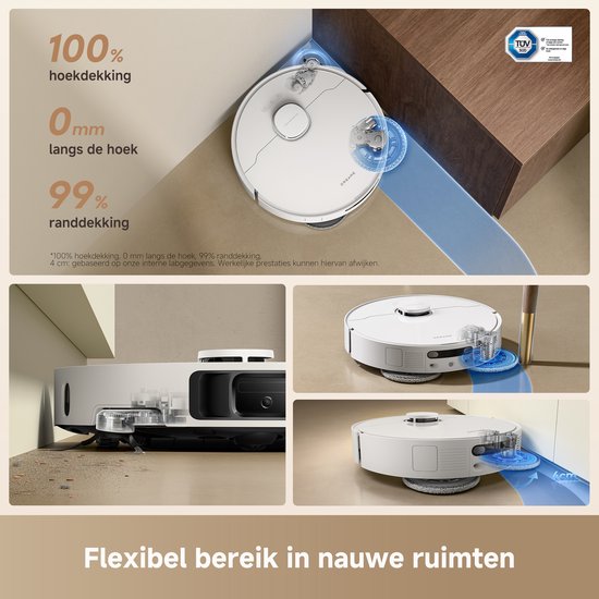 Dreame L10s Ultra Gen 3 Set – Robotstofzuiger met Dweil - 25.000 Pa Zuigkracht - Automatische Leeg- & Zelfreinigende Dweilfunctie - Custom Clean™ Technologie - Slimme zijborstels
