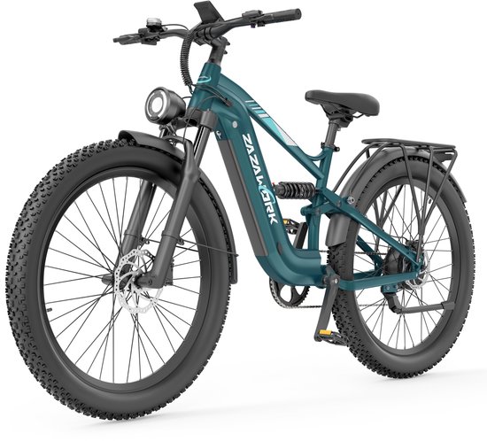 Elektrische fiets ZAZAWORK CF500 250W motor 48V 20Ah batterij 27,5×3 inch banden 25 km/h stad offroad