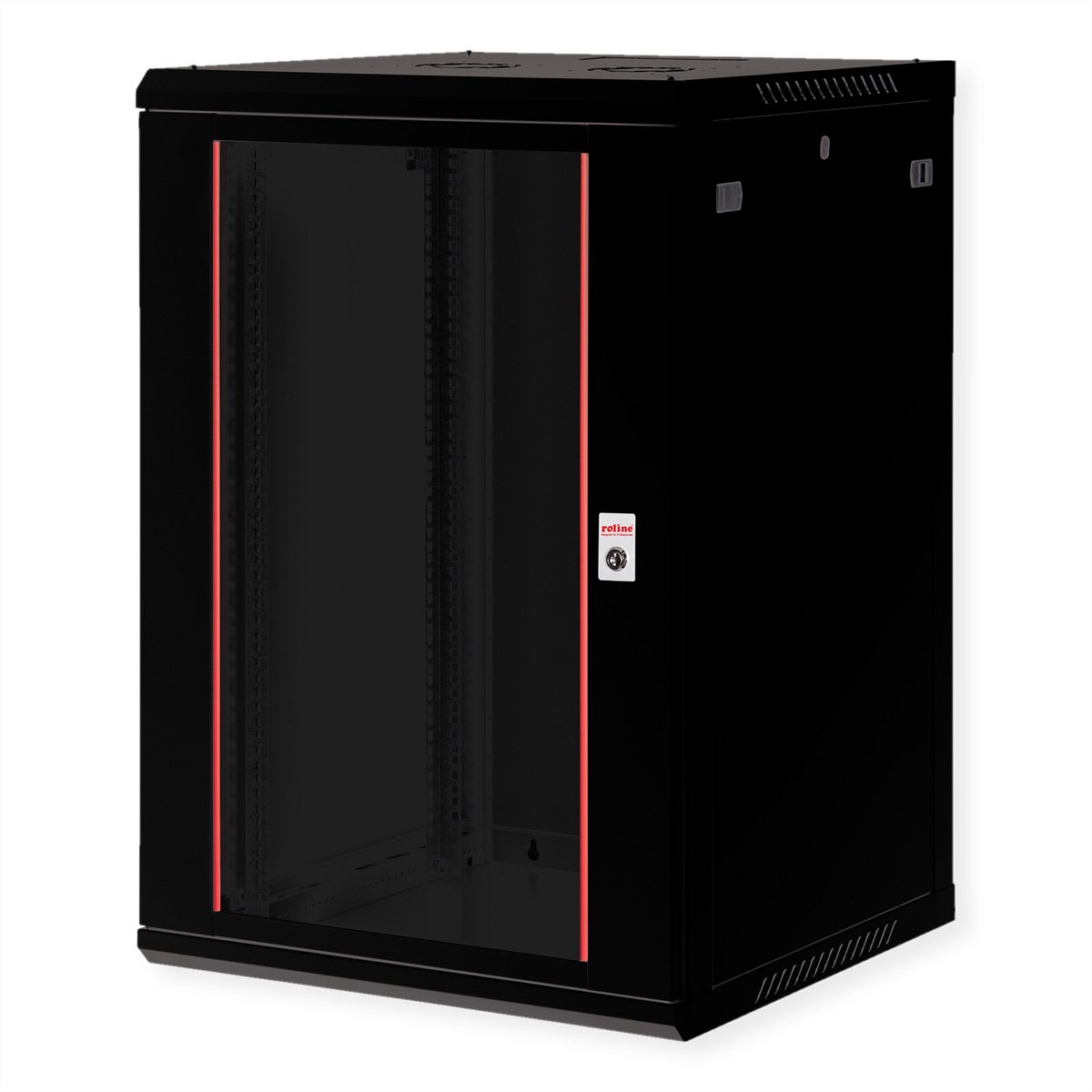 ROLINE 19-inch wandbehuizing Basic Plus 18U, 600x600 BxD zwart
