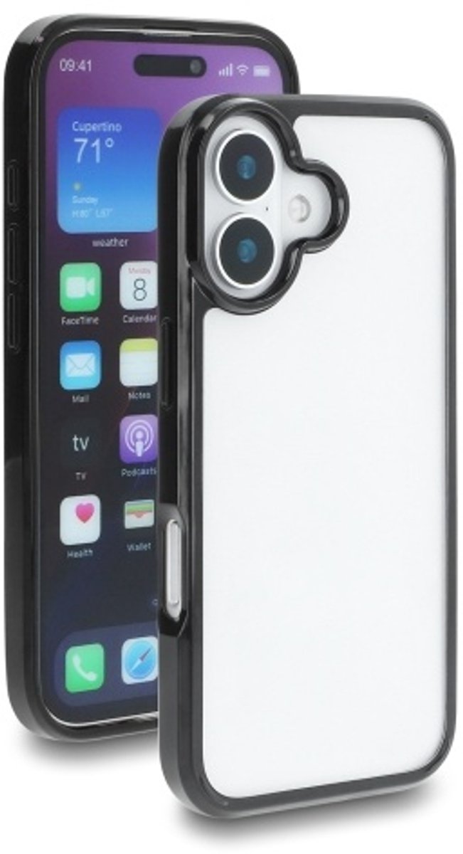 Delock Protective Case for iPhone 17 clear-black