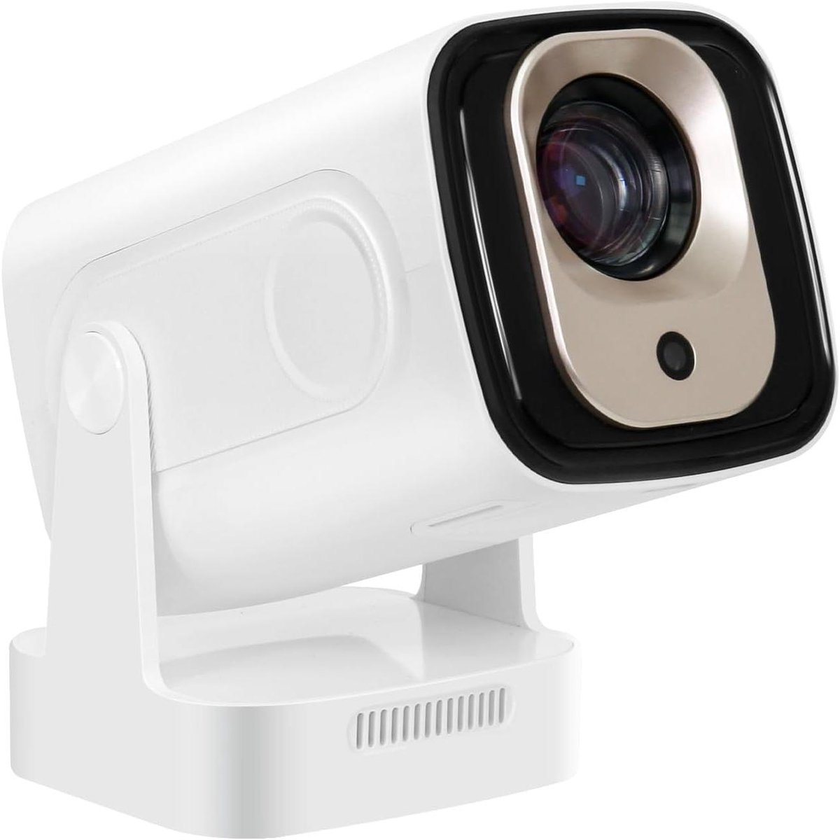 Draagbare Projector - Draadloze Beamer - Thuisbioscoop Creëren - Automatische Trapezecorrectie - 130 Inch Scherm - Wit
