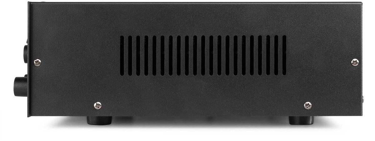 Power Dynamics set van 4 buiten speakers - 2-zone versterker met mini speakers - Bluetooth - Zwart thumbnail 2