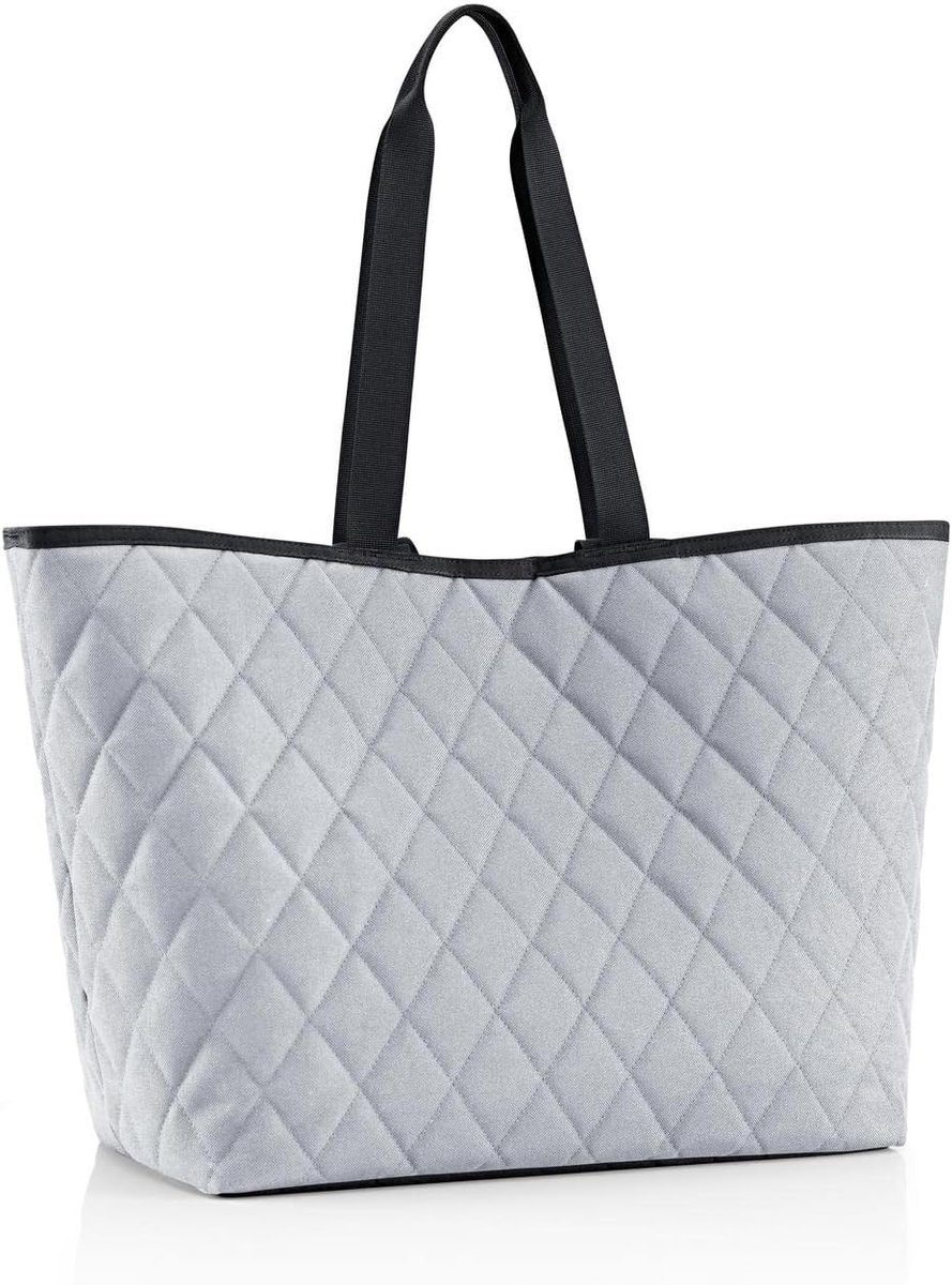 Handtas - Grote tas - Strand en winkelen - Verstelbare vorm - 62 x 36 x 22 cm - Ruitpatroon