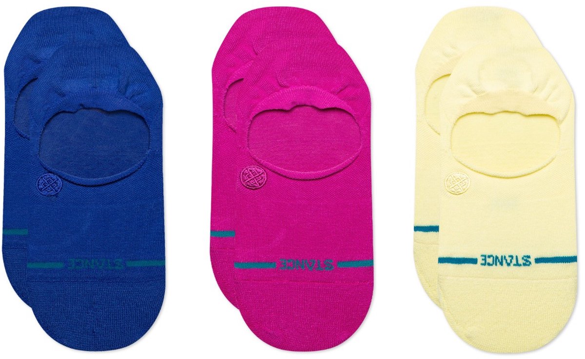 Stance dames casual 3P footies icon multi