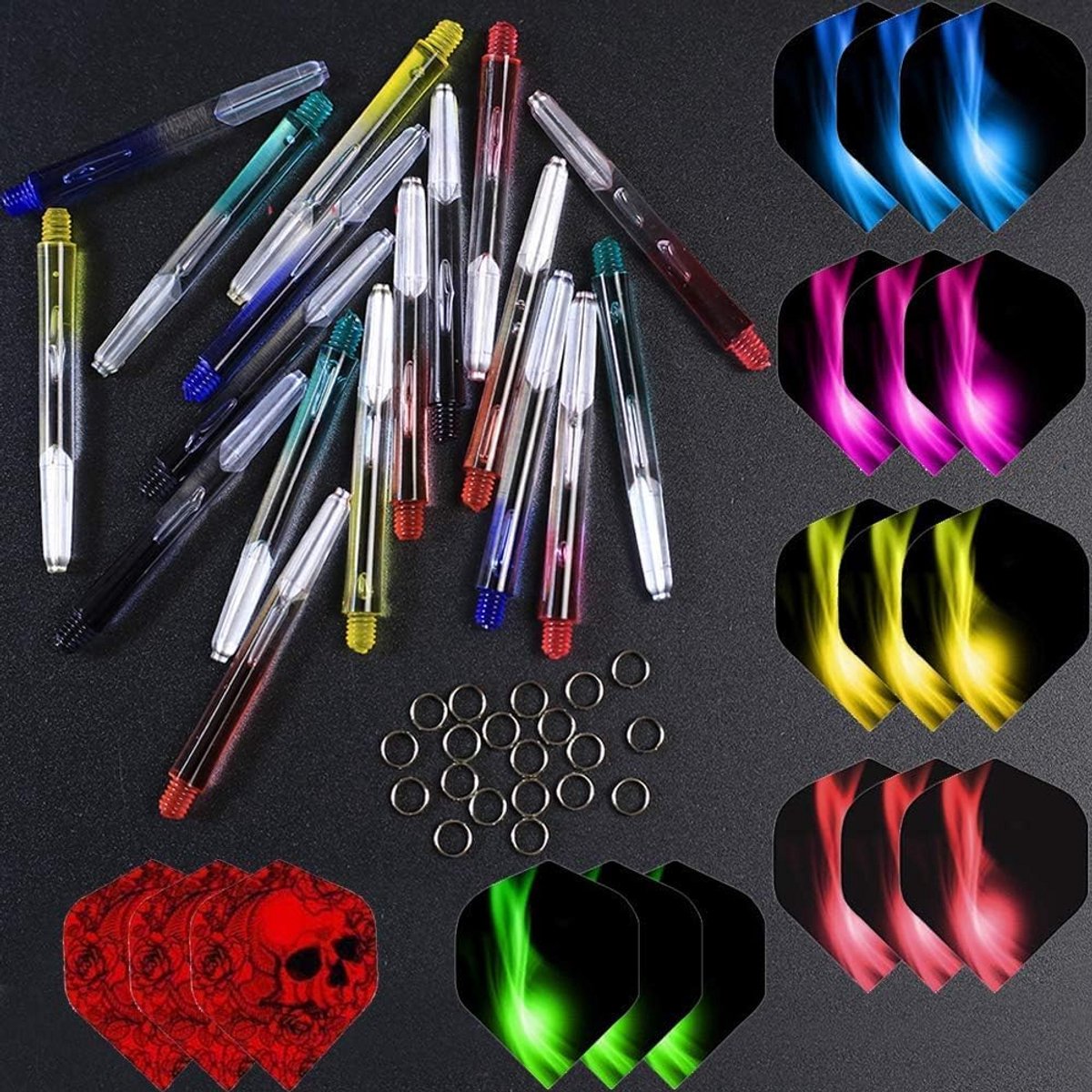 Dartpijlen Assortiment Shafts en Accessoires