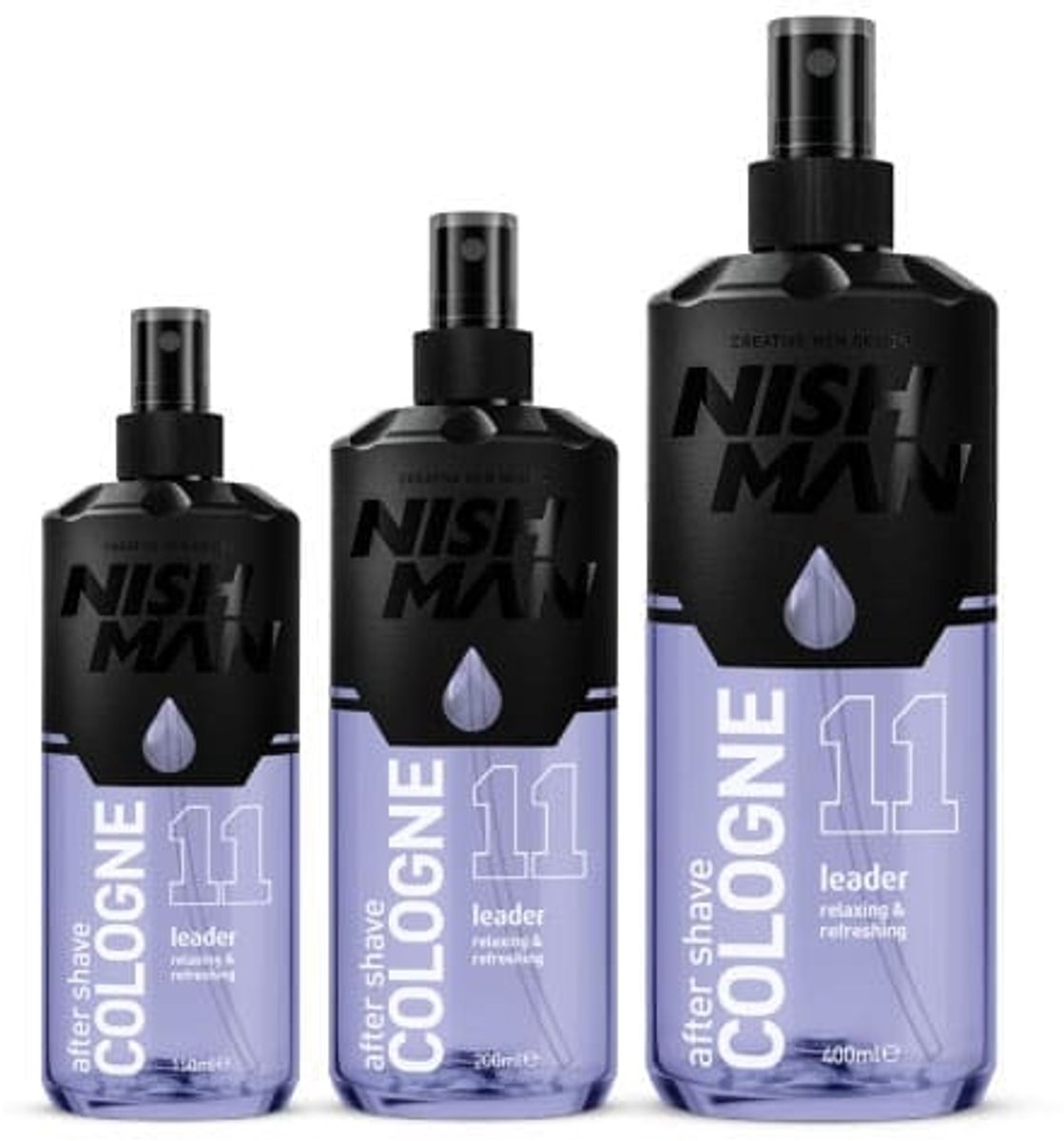 Nishman Aftershave Cologne 11 Leader 150ml houtachtig-kruidig voor heren