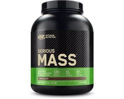 Optimum Nutrition Serious Mass - Chocolate - Mass Gainer - Weight Gainer - 2727 gram (8 servings)