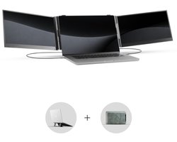 Blerron Flex - 14 Inch - Portable Monitoren - Lichtste model 1 KG - Draagbare Monitor - Portable Monitor - Beeldscherm - USB-C/HDMI - 1920x1080 FHD