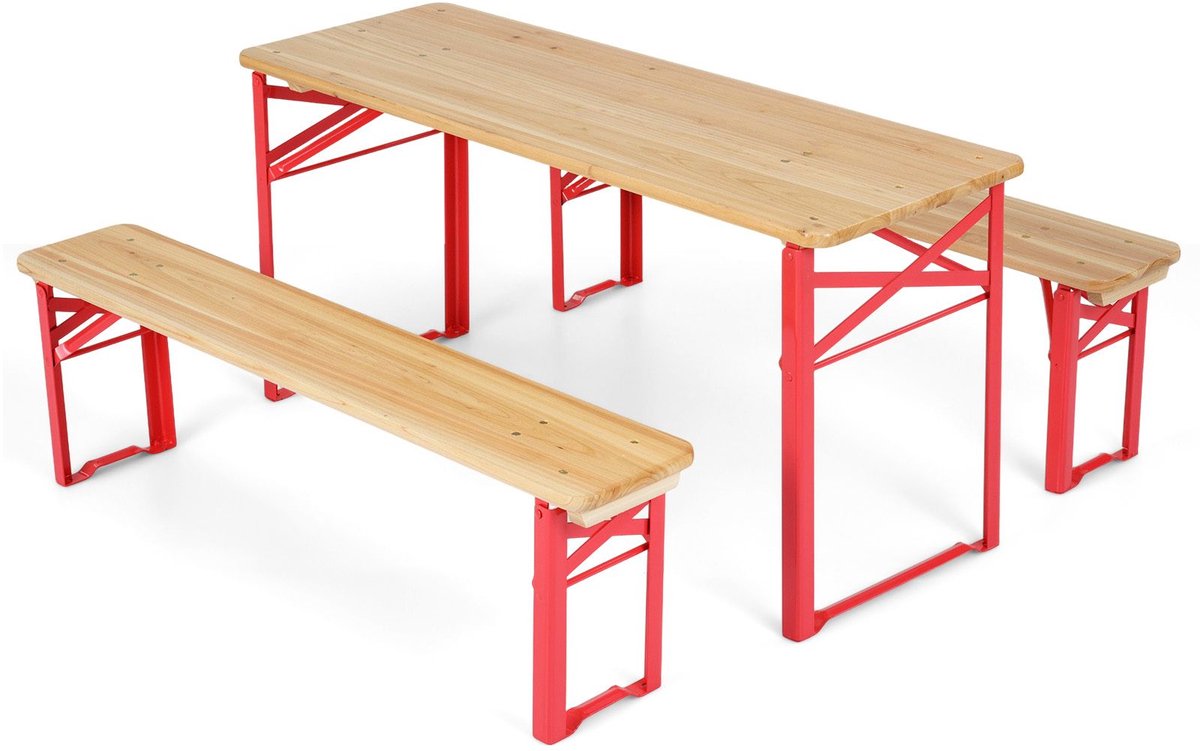 Picknicktafel - Kinderen - Tuintafel - Multifunctionele Picknick tafel - Speeltafel - Geschikt voor Buiten - Douglashout