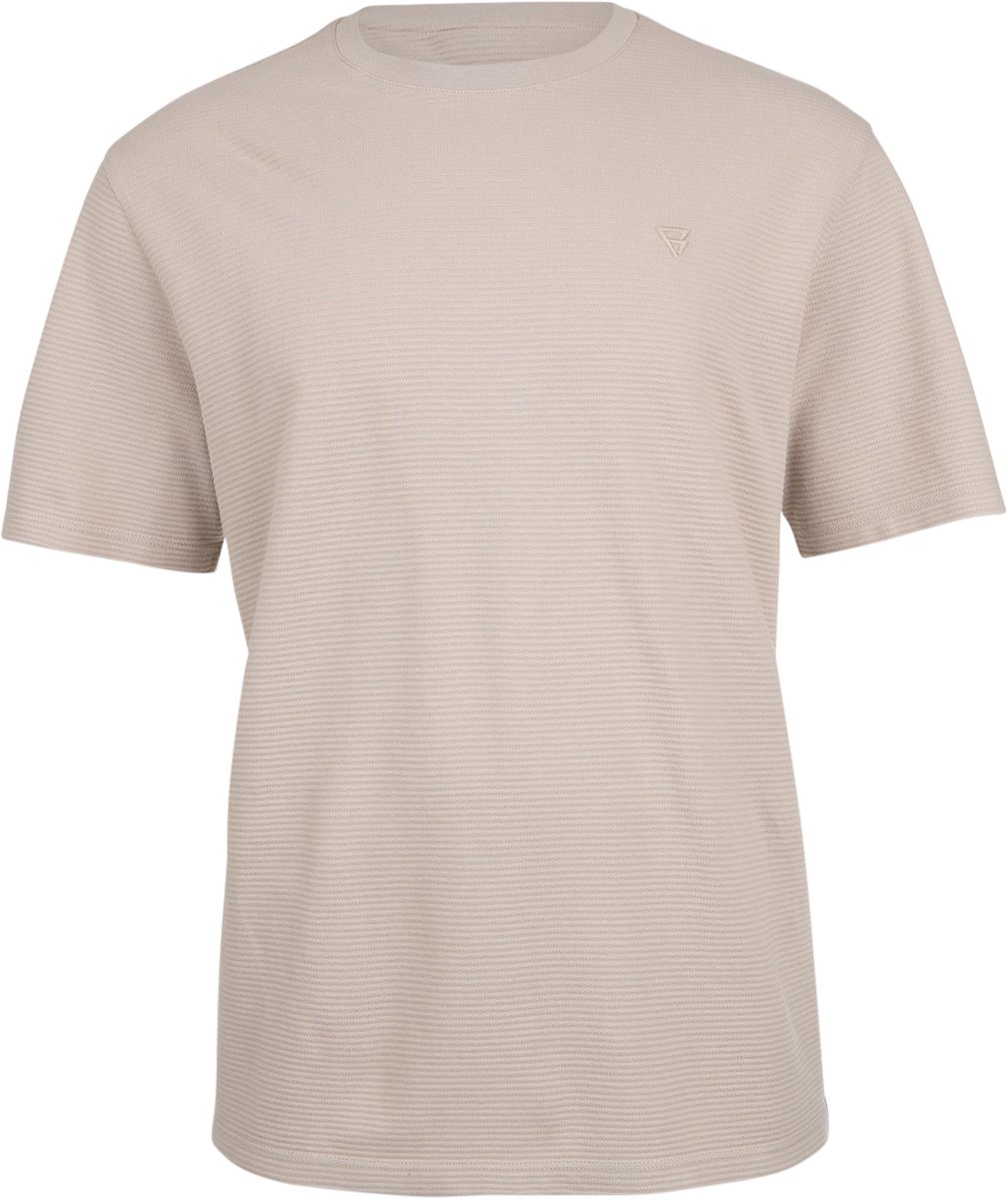 Brunotti Dozan T-Shirt Feather 100% Katoen Regular Fit M Grijs
