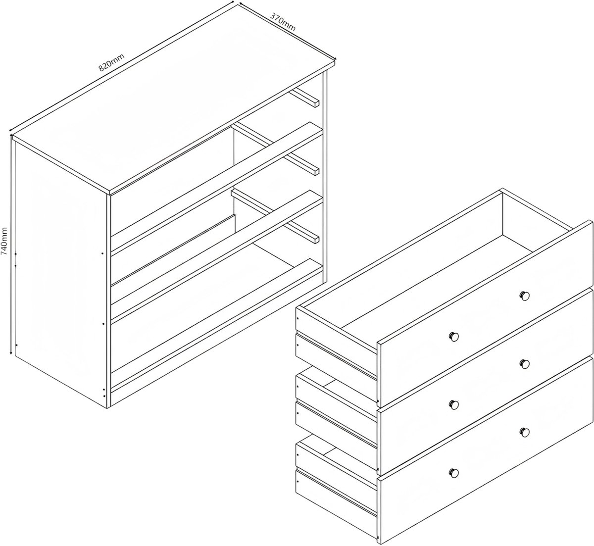 Kinderbed Kinderbed 90x190 Hoogslaper - afbeelding 2