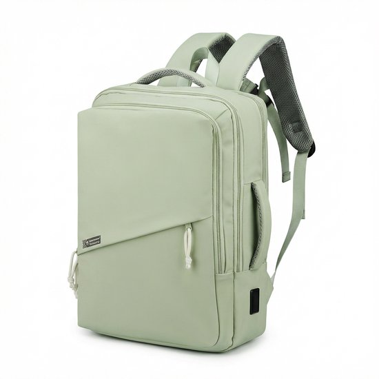 Volkano Handbagage Tas 40 x 30 x 20 - Rugzak - Underseater - 20 liter - Dames & Heren - Transavia, Ryanair, Wizz Air, EasyJet, TUI - Mint Groen