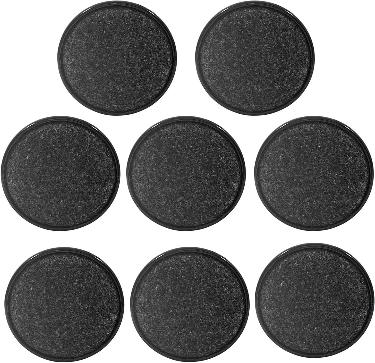 Meubelglijders - Verhuispads - Meubels Verplaatsen - Vloerbescherming - 8 stuks - Zwart