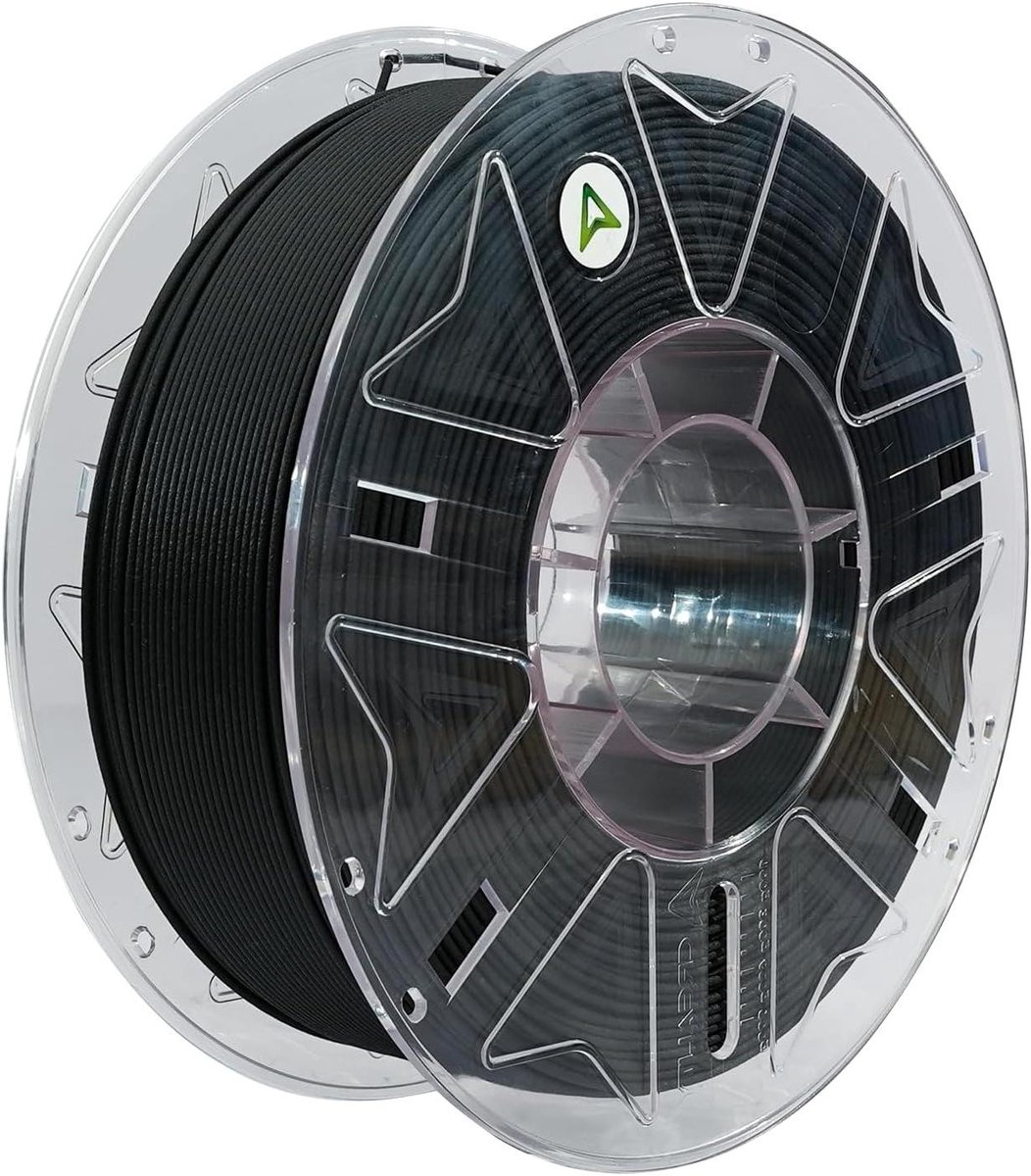 3D Printer Filament - Nylon Koolstofvezel - Duurzame Onderdelen Printen - Hoge Sterkte Hittebestendig - 1.75 mm 1 kg - Zwart